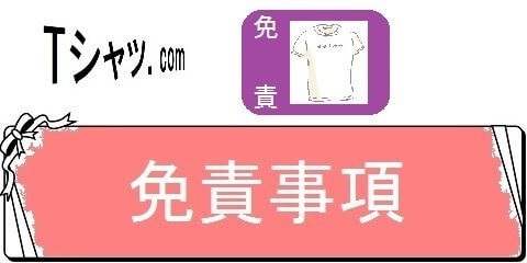 オリジナルTシャツの通販サイトレディーS・免責事項（カテゴリ）画像